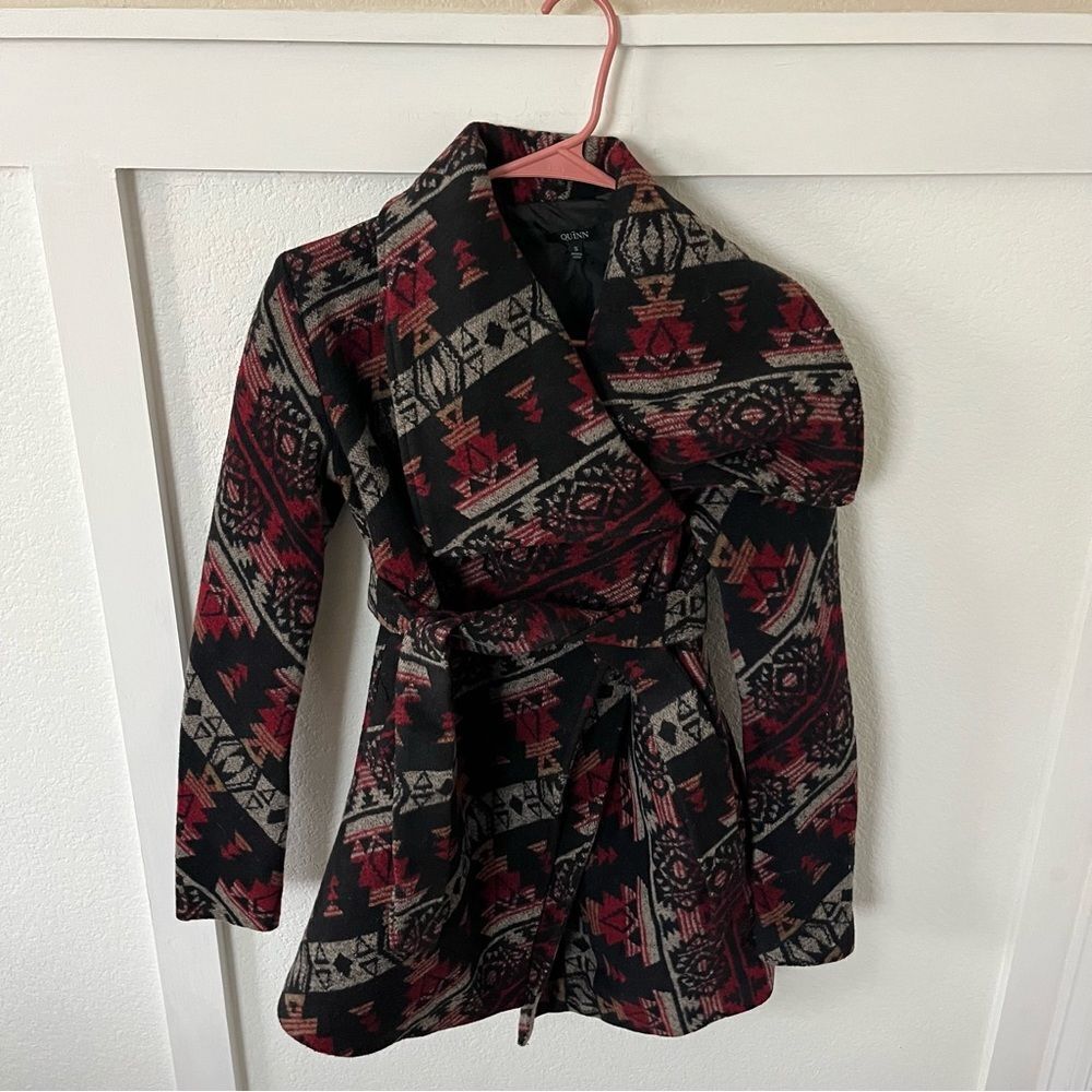 Quinn Women's Small Aztec Western Winter Jacket